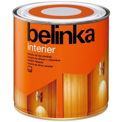 Belinka пропитка Interier, 1 кг, 0.75 л, 76 серебристый