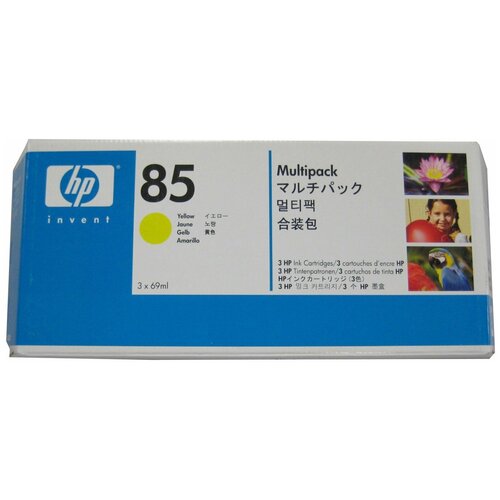 C9433A Картридж MultiPack 3xInkjet Cartridge №85 Yellow 207мл (3 шт х C9427A)