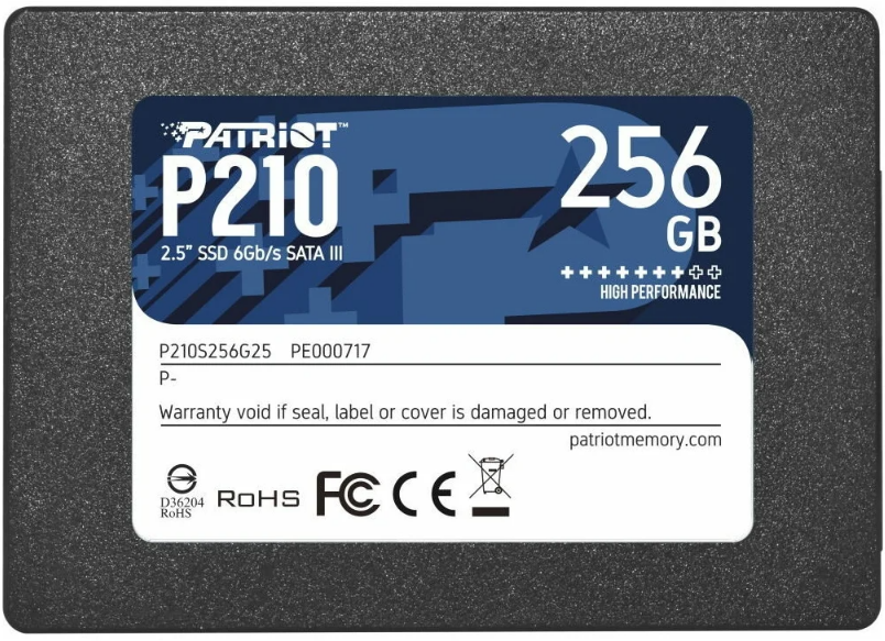 Твердотельный накопитель Patriot Memory P210 SATA P210S256G25