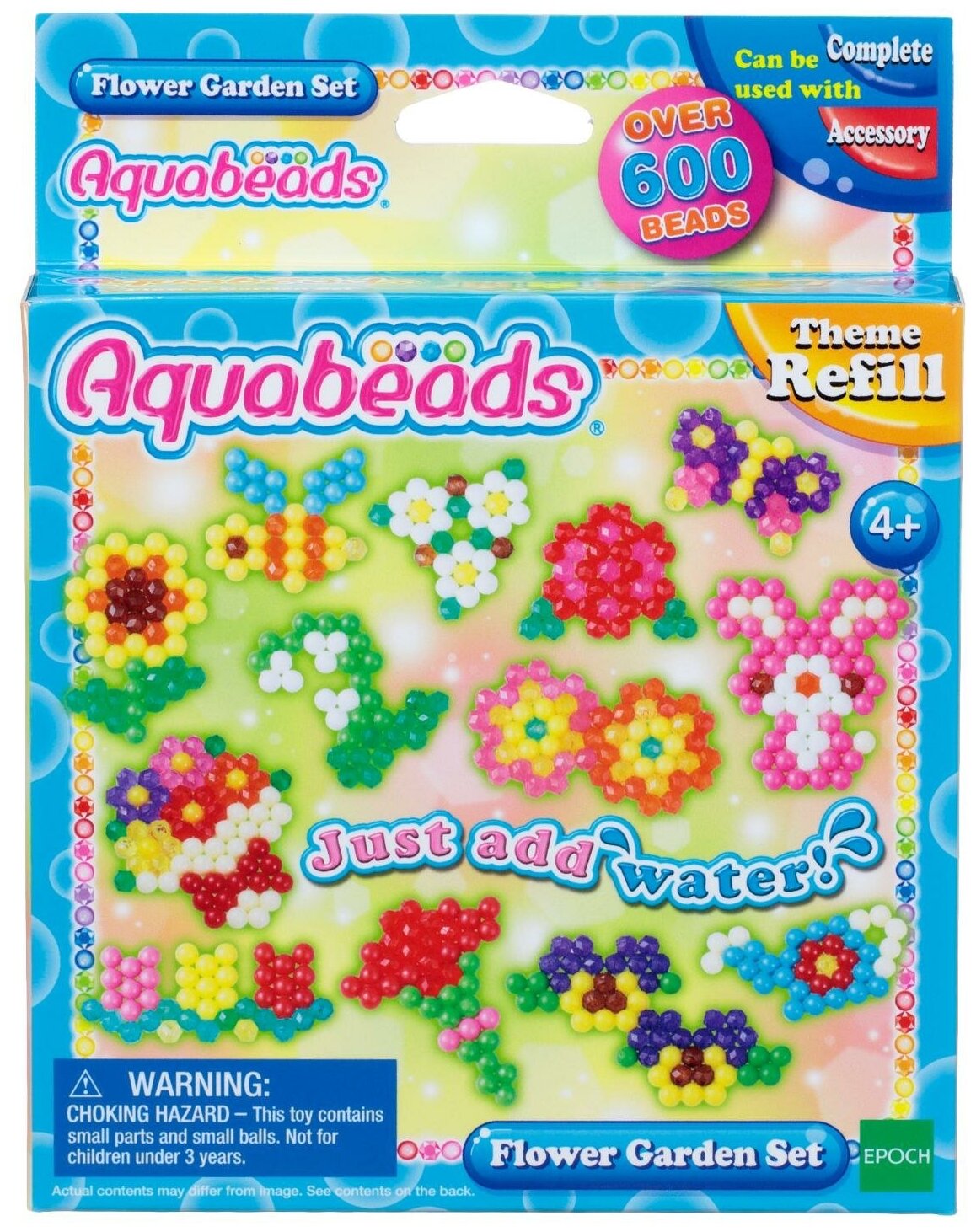 Аквамозаика Aquabeads Цветочный сад 600 бусин - фото №1