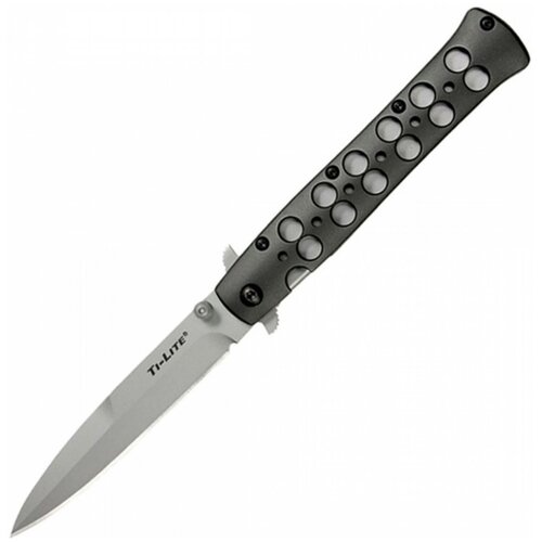 Нож складной Cold Steel Ti-Lite 4 Aluminum Handle (CPM S35VN) серый нож ti lite 4 aus10a zy ex 26sk4 от cold steel