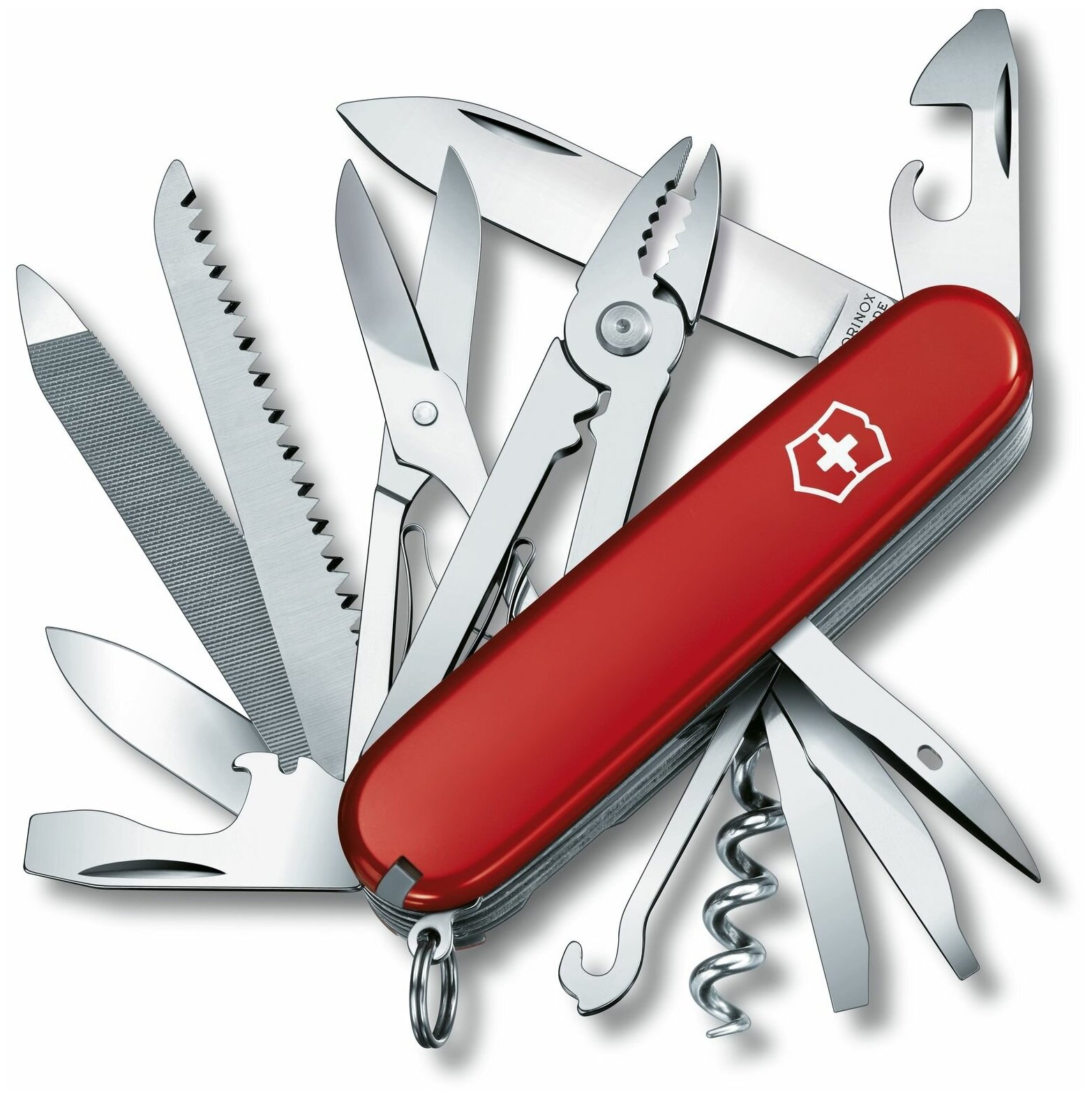 Нож перочинный Victorinox Handyman (1.3773) 91мм 24функций красный карт.коробка - фото №1
