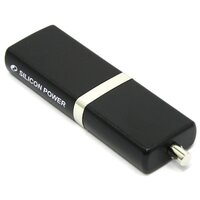 Флеш накопитель 8Gb Silicon Power LuxMini 710, USB 2.0, Черный