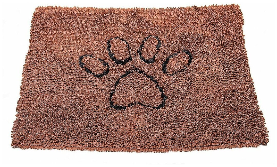 Коврик для собак Dog Gone Smart Doormat, супервпитывающий, цвет: коричневый мокко , 66 х 89 см