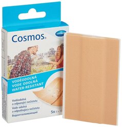 Cosmos Water-resistant пластырь водоотталкивающий, 6х10 см, 5 шт.