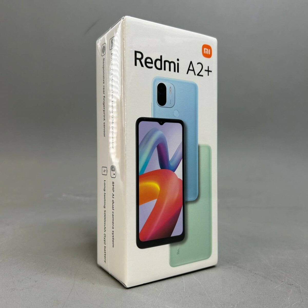 Смартфон Xiaomi Redmi A2+ 3/64 ГБ RU, 2 SIM, (23028RNCAG) светло-зеленый