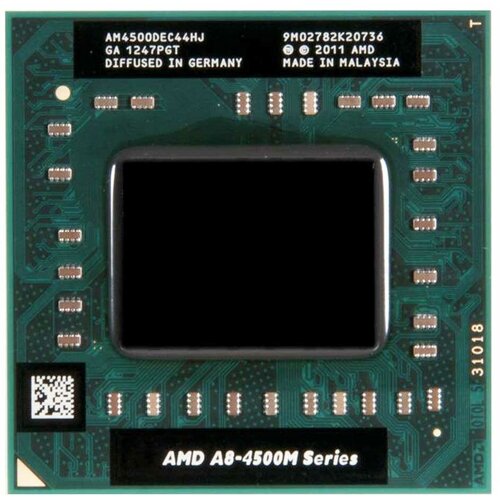 Мобильный процессор для ноутбука AMD A8-4500M 1,9/4M/1600 Trinity 4 ядра, 4 потока, Radeon HD 7640G OEM (без кулера) Socket FS1
