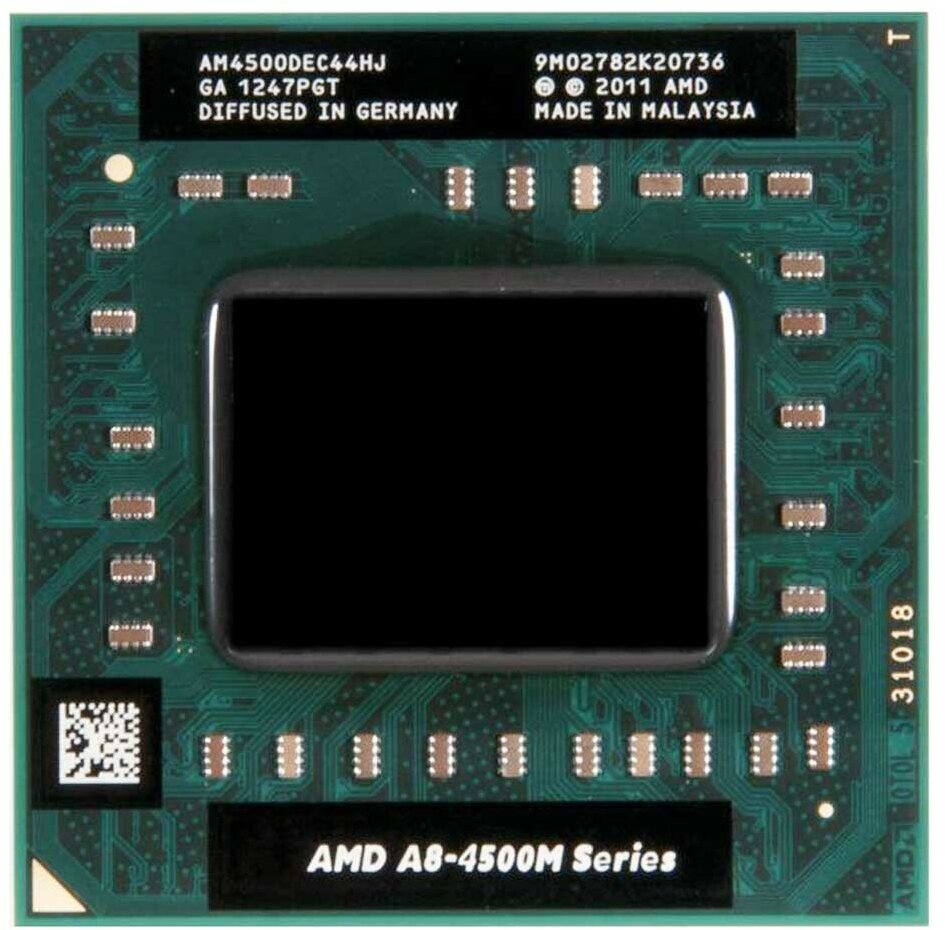 Мобильный процессор для ноутбука AMD A8-4500M 19/4M/1600 Trinity 4 ядра 4 потока Radeon HD 7640G OEM (без кулера) Socket FS1