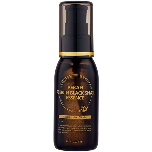 Pekah Rebirth Black Snail Essence Эссенция для лица с муцином черной улитки, 60 мл pekah rebirth black snail essence эссенция для лица с муцином черной улитки 60 мл