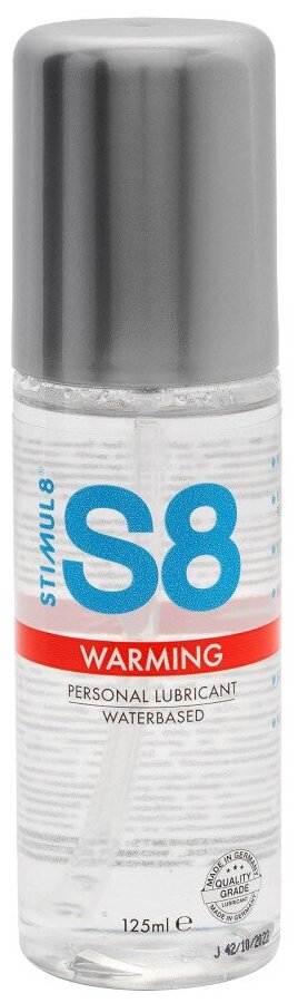 Гель -смазка stimul8 Warming Lube, 125 мл