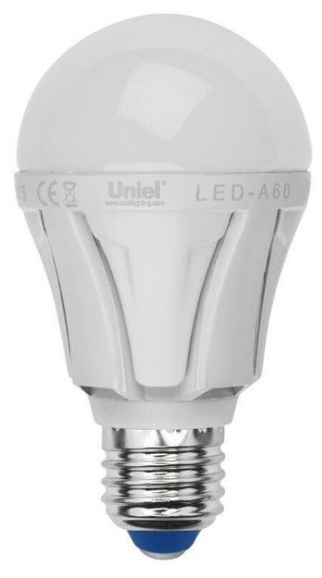 Типы/Лампочки/Светодиодные Uniel Лампа светодиодная Uniel E27 8W 6500K матовая LED-A60 8W/DW/E27/FR PLP01WH UL-00002003