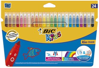 BIC Фломастеры "Kid Couleur" 24 шт. (841800) разноцветные