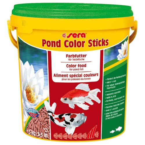 Сухой корм для рыб Sera Color Sticks, 10 л, 1.5 кг