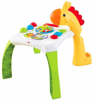 Развивающая игрушка Fisher-Price Столик "Веселые животные" с огоньками и звуками