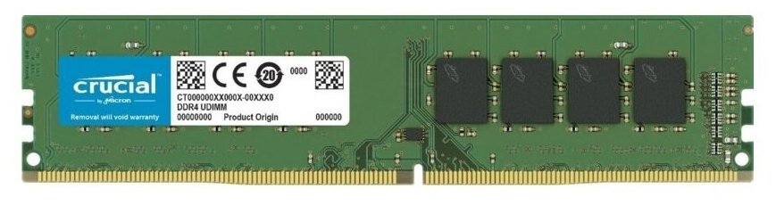 Оперативная память Crucial CT4G4DFS6266, 4Gb, DDR4, DIMM, Ret