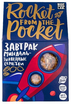 Гранола Rocket from the Pocket миндаль-тыквенные семечки