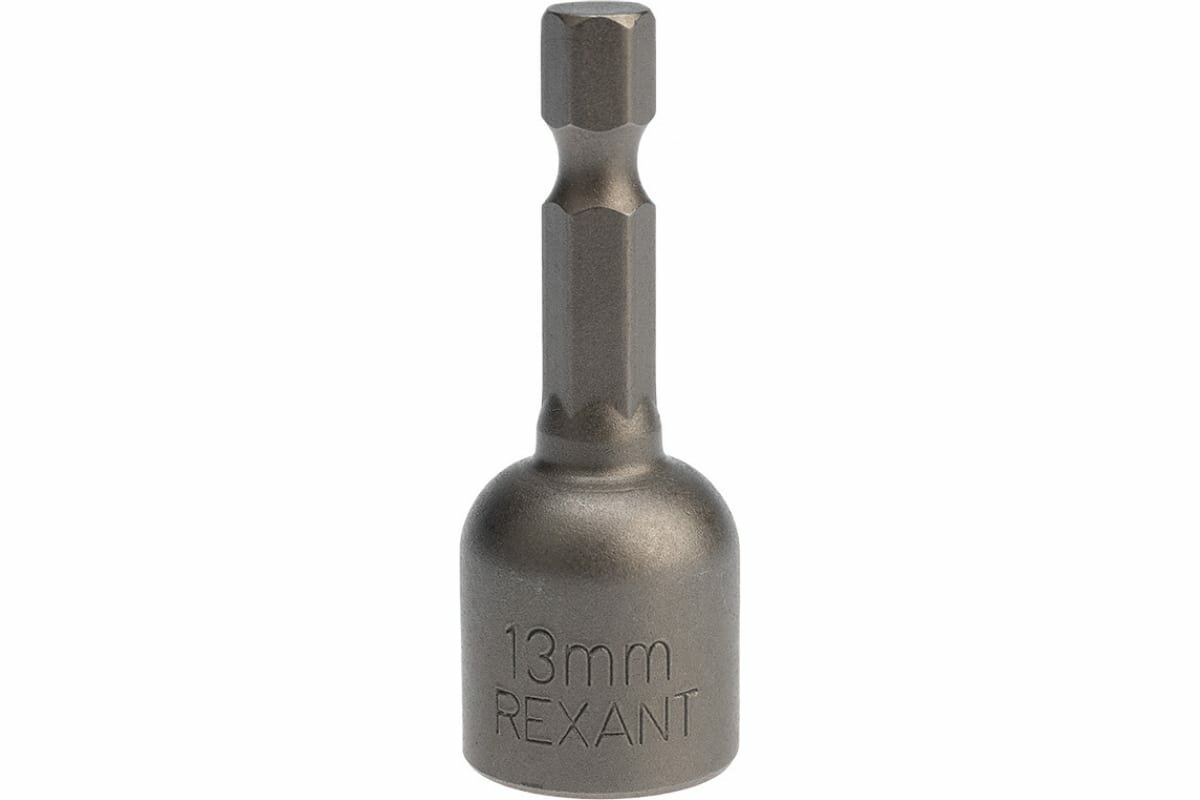 Ключ-насадка 1/4" магнитный 13х48 мм REXANT