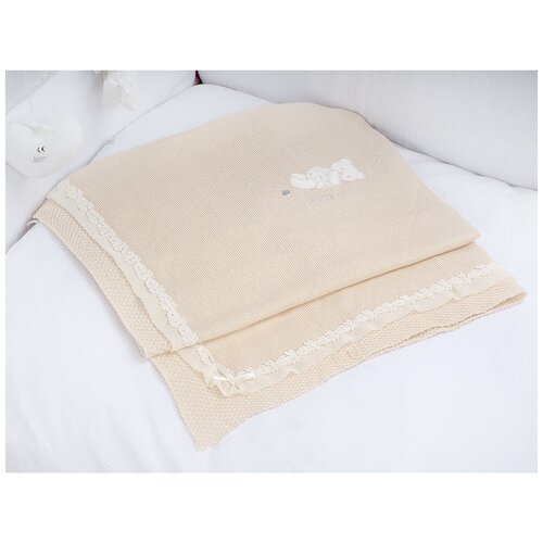 Плед Picci Mimmi кремовый 80х90 см