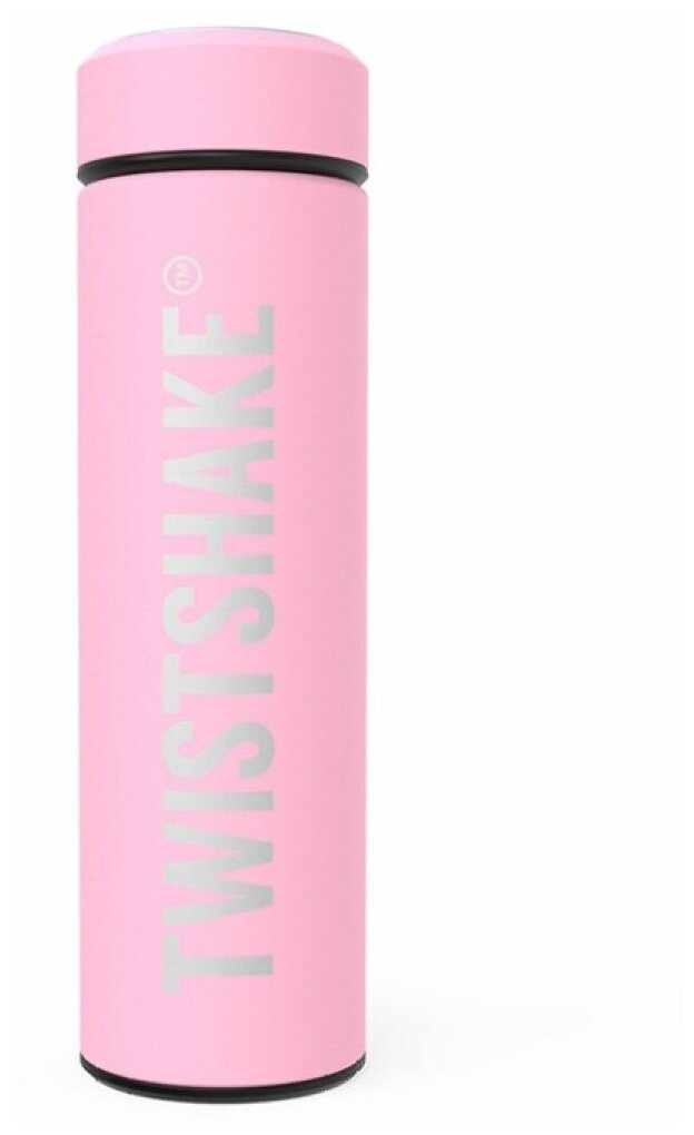 Термос детский, 420 мл. Twistshake цвет: розовый - фотография № 1