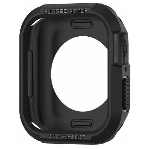 Чехол Spigen Rugged Armor для Apple Watch Series 4 40mm, black чехол spigen rugged armor 064cs24871 для apple iphone xr black