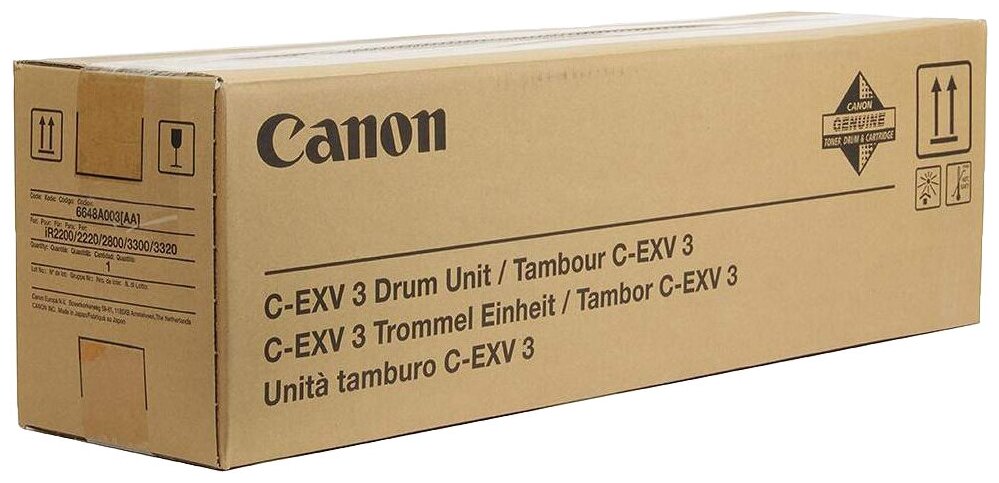 Фотобарабан Canon C-EXV 3 (6648A003), для Canon imageRUNNER 2200, Canon imageRUNNER 2800, Canon imageRUNNER 3300, черный, 55000 стр, 1 цвет