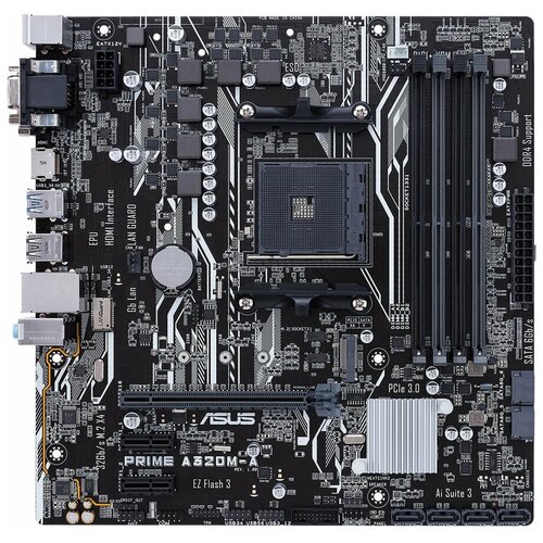 Материнская плата ASUS PRIME A320M-A r282 g30 2u server supports up to 3 x double slot gpu cards 3rd gen intel® xeon® scalable processors 8 channel rdimm lrdimm ddr4 per processor 32 x