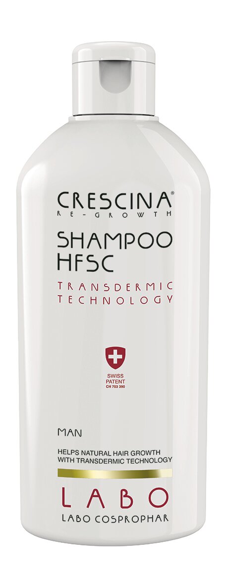 CRESCINA HFSC Transdermic Шампунь для роста волос, муж, 200 мл