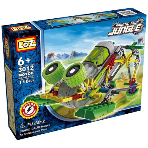 Конструктор LOZ Robotic Jungle 3012, 118 дет. роботы nd play конструктор робот лягушка