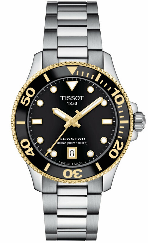Наручные часы TISSOT T-Sport, золотой, белый