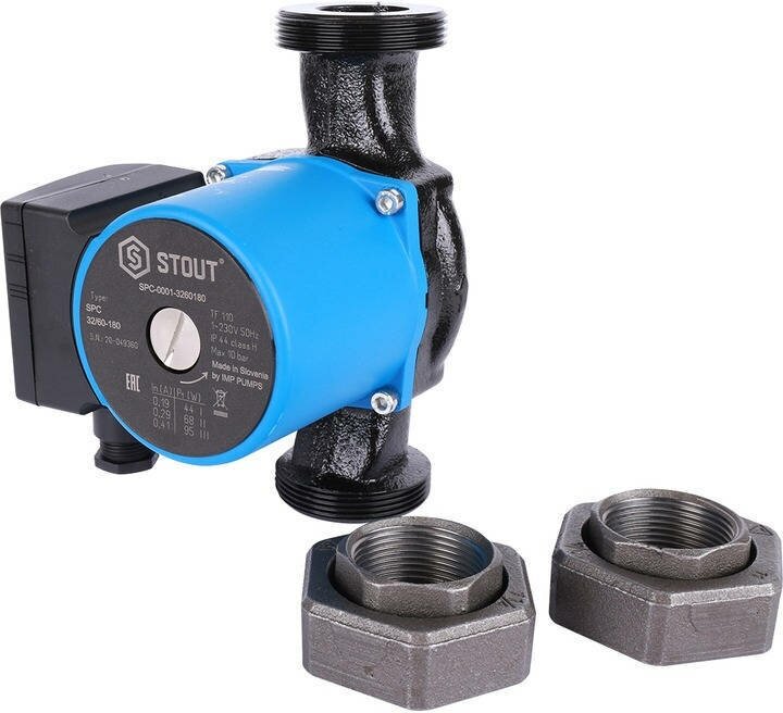 Насос циркуляционный Stout 25-40 180 мм - фото №16