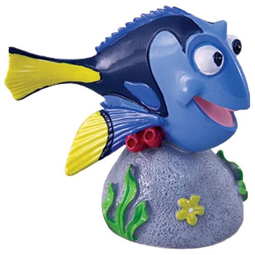 Фигурка для аквариума Meijing Aquarium Дори 9х7.3х9.3 см голубой/синий/желтый