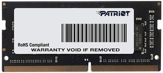 Оперативная память Patriot Memory SL 16 ГБ DDR4 2666 МГц SODIMM CL19 PSD416G266681S