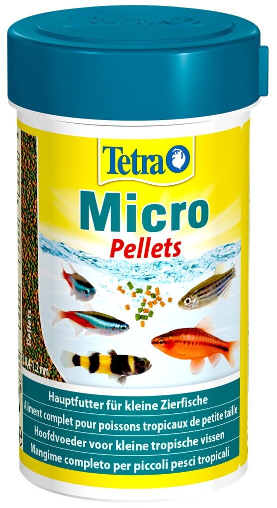 Корм для аквариумных рыб Tetra Micro Pellets 100 мл (шарики)