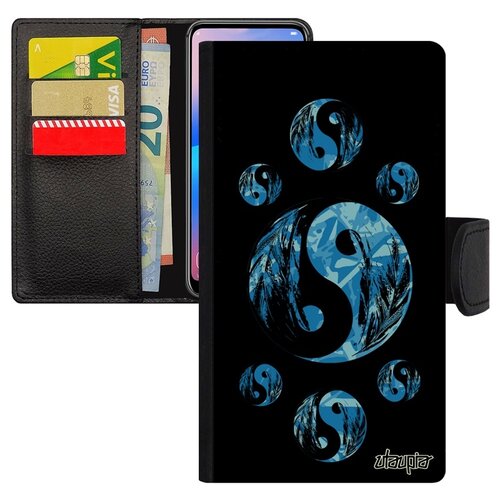 фото Чехол книжка для мобильного iphone 7, "инь и ян" буддизм гармония utaupia