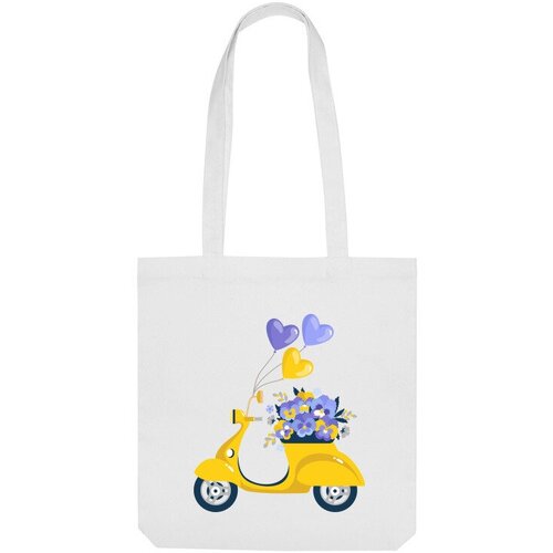 фото Сумка шоппер us basic, белый