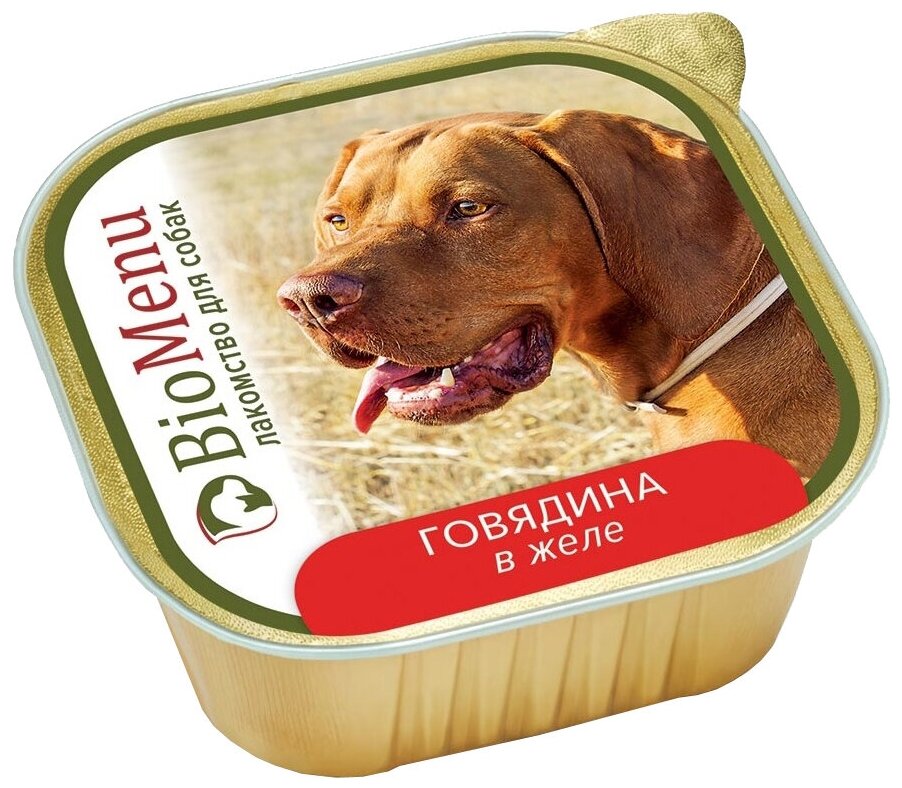 фото Влажный корм для собак BioMenu беззерновой, говядина