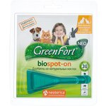 GreenFort капли / раствор от блох и клещей Neo Biospot-on для кошек и собак 1 шт. в уп. - изображение