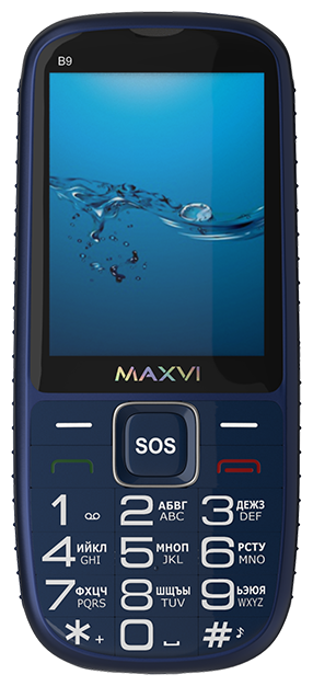 Мобильный телефон Maxvi B9 Blue