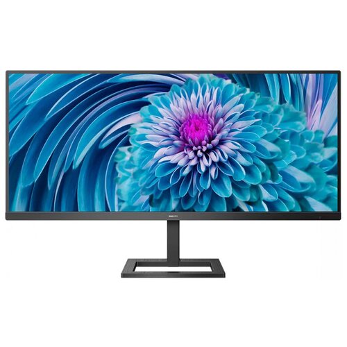 34 Монитор Philips 345E2AE, 3440x1440, 75 Гц, IPS, черный 34 монитор philips 345e2ae 3440x1440 75 гц ips черный