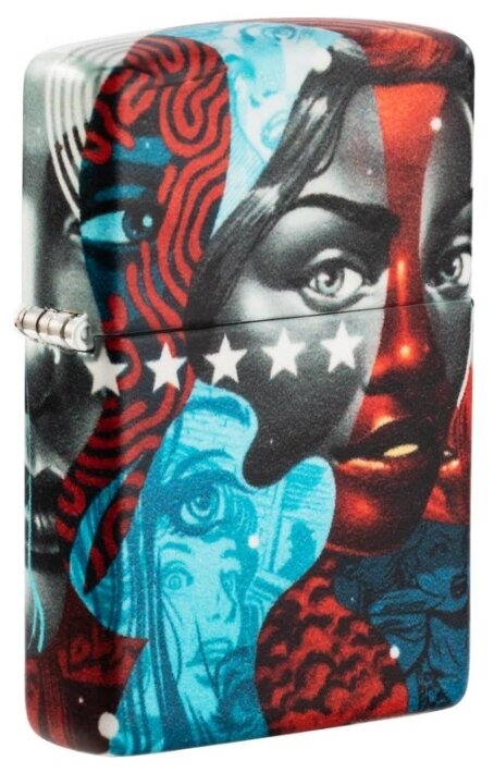 Оригинальная бензиновая зажигалка ZIPPO 49393 Tristan Eaton с покрытием White Matte - Тристан Итон