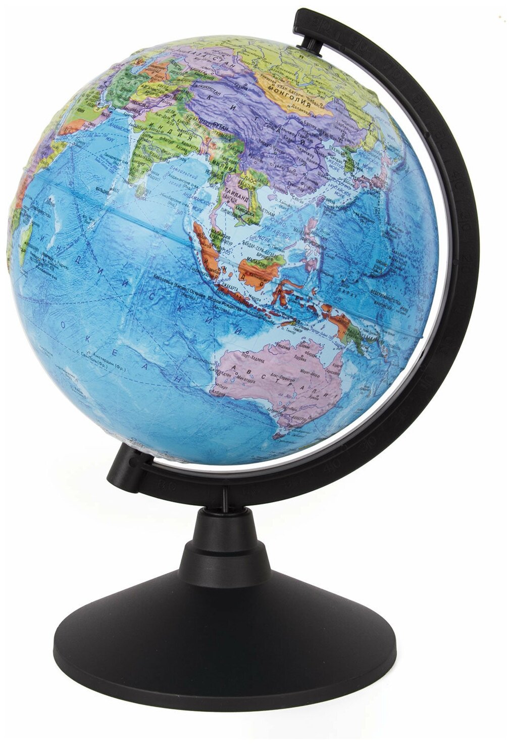 Глобус Земли Globen политический 210 мм Рельефный Классик - фото №1
