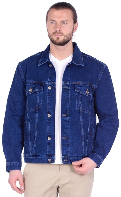 Джинсовая куртка Dairos, размер 5XL, синий