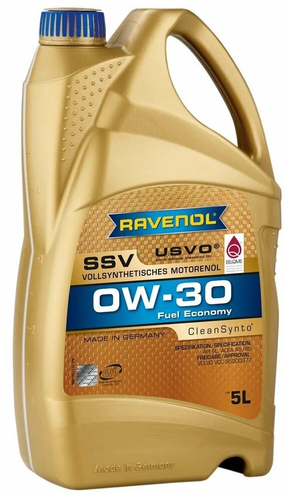 Моторное масло RAVENOL SSV Fuel Economy SAE 0W-30 ( 5л) new