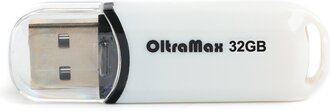 Флешка OltraMax 230 32 GB, white