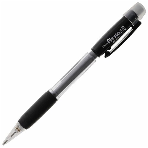 фото Pen. карандаш автомат. fiesta ii черный корпус 0.7 мм в блистере pentel