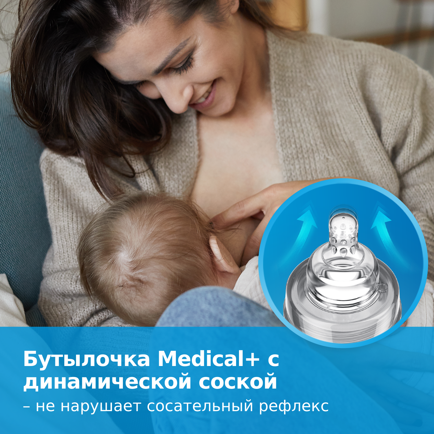 Лови набор бутылочка для кормления anti-colic 150мл 0-3 мес. с силиконовой пустышкой Canpol Sp.z o.o. - фото №13
