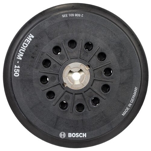 Опорная тарелка BOSCH 2608601335 150 мм, средняя жесткость опорная тарелка bosch multihole средняя 150 мм