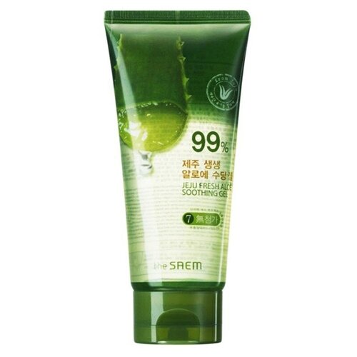 The Saem Гель для тела Jeju Fresh Aloe Soothing Gel 99%, 120 мл крем для лица с алоэ the saem aloe jeju fresh creami 50ml