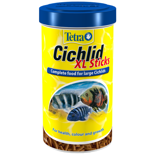 Корм для рыб для всех видов цихлид TETRA Cichlid XL Sticks в палочках 500 мл