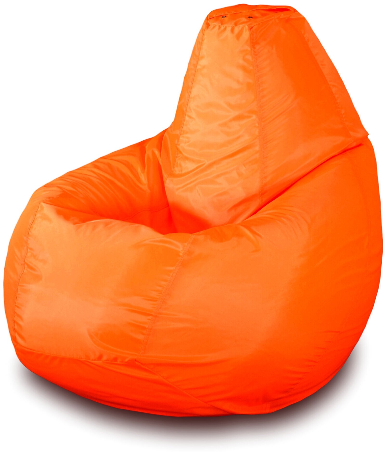 Кресло-мешок Груша Пазитифчик оранжевая (оксфорд) 110х85 см